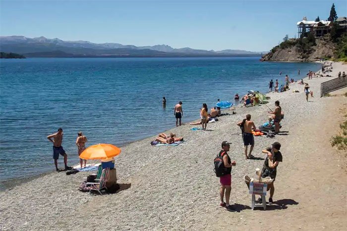 playas en bariloche